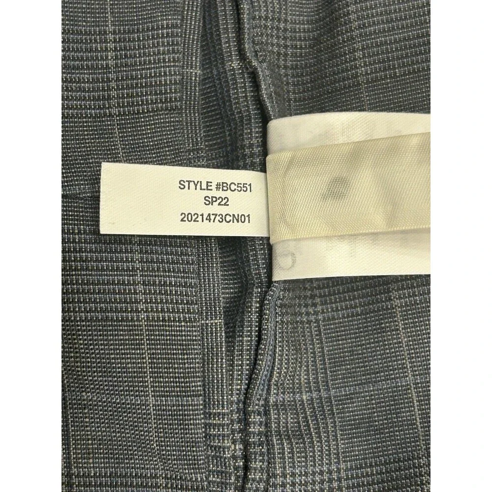 J Crew Blazer Mens 36S Ludlow Baird Mcnutt Linen Blend Unstructured Windowpane